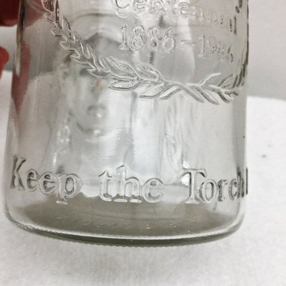 Statue of Liberty Tankard Anchor Glass Vintge 1986 - Picture 4 of 7